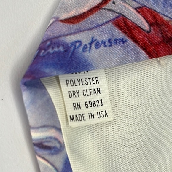 New Jersey Devils Original Ralph Marlin Tie Made in the USA 1992 - Picture 9 of 13